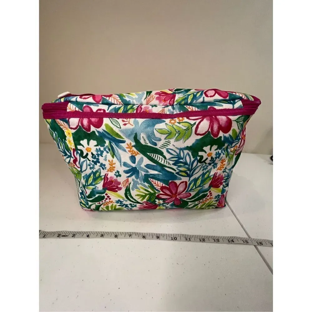 Floral NWT insulated bag pink large by Arcadia